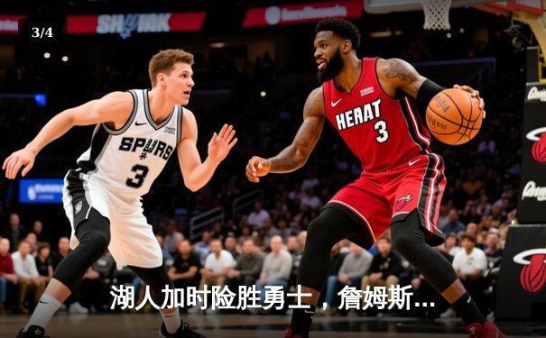 湖人加时险胜勇士，詹姆斯三双库里空砍40分，西部半决赛战至2-2平 - 3